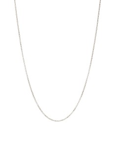 Rollo Chain (White Gold Finish)
